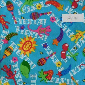 2/$12 Fabric 1 Yard Fiesta! Mexican Cotton Andover 2010 Carol Eldridge 42 W